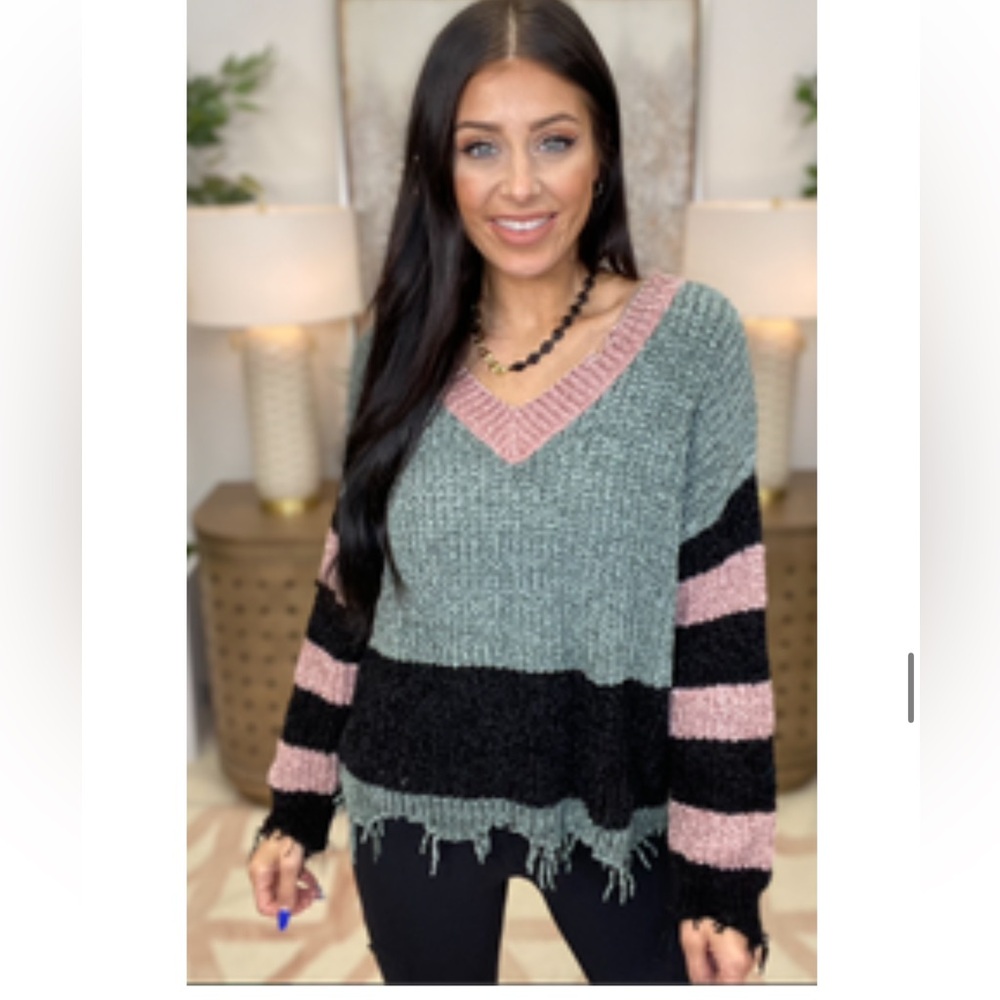 Nwot Like Love Chenille Sweater
